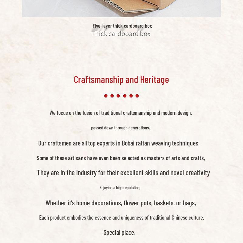 Imitation Rattan Wall-Mounted Basket for Storage & Decor