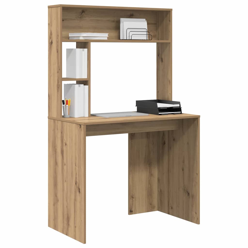 Artisan Oak Desk 91 x 50 x 149 cm Engineered Wood