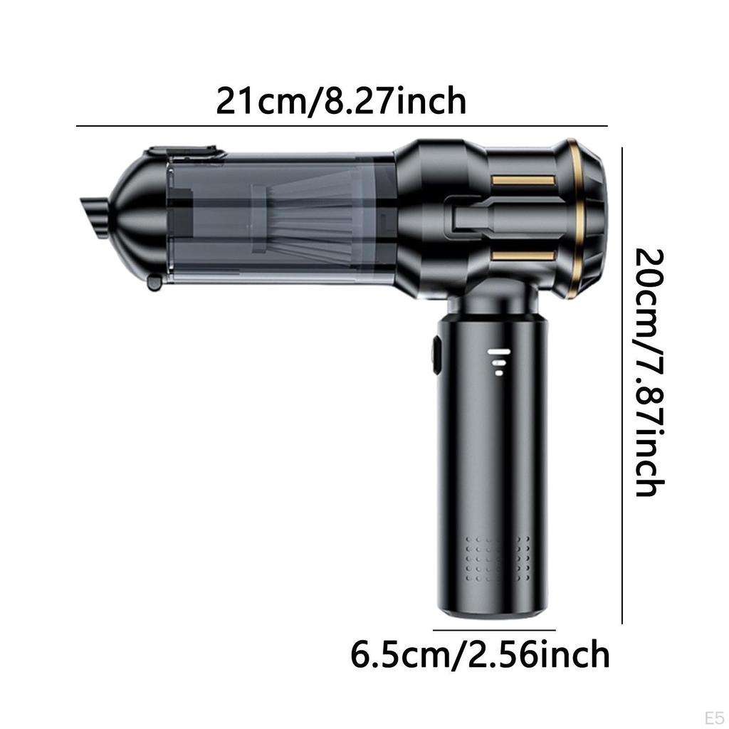 Car Vacuum Cleaner Cordless Versatile Compact Powerful Suction Cleaning Device Portable for Pet Hair