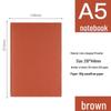 Custom Logo A5 Soft Leather Hardcover Notebook for Business Meetings