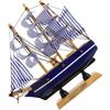 Graduation Sailing Boat Cake Topper - Decorative Boat Shape Cake Ornament for Party Celebrations, 5.51 X 5.11 X 1.57 Inches, Reusable Synthetic