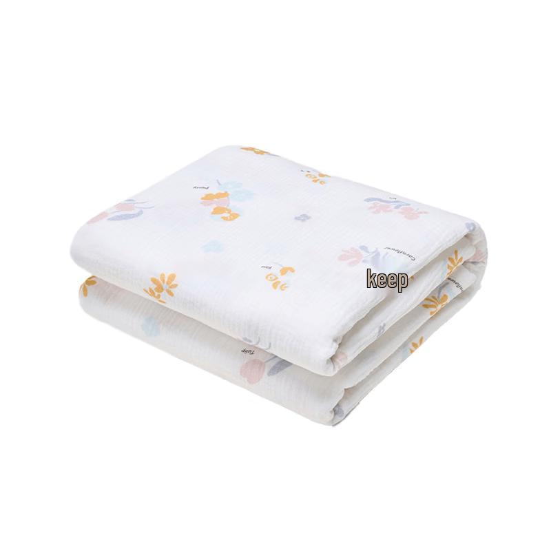 Kids  Cotton Double-Layer Gauze Summer Blanket 120x150cm