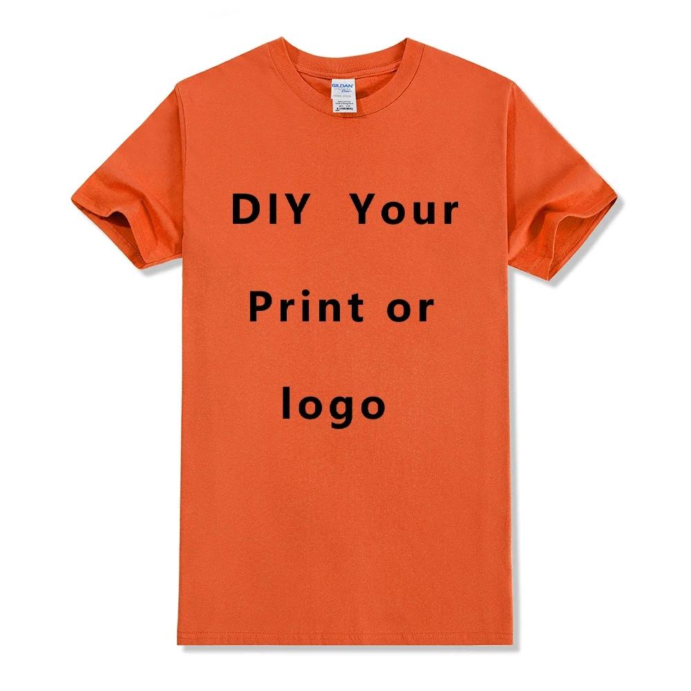 Custom T shirt Women Men Customised Printed 100 Cotton Short Sleeve Your Logo Photo Brand Text Tee Personalize Graphic Clothing