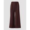 Foreign Trade, German so Autumn/Winter New Product on the Official Website, Flannel High-Waisted Pleated Women's Wide-Leg Long Pants, Slightly Thick