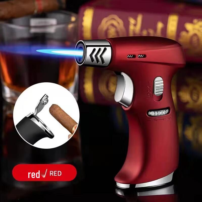 Portable Blue Flame Jet Torch Lighter with Cigar Punch