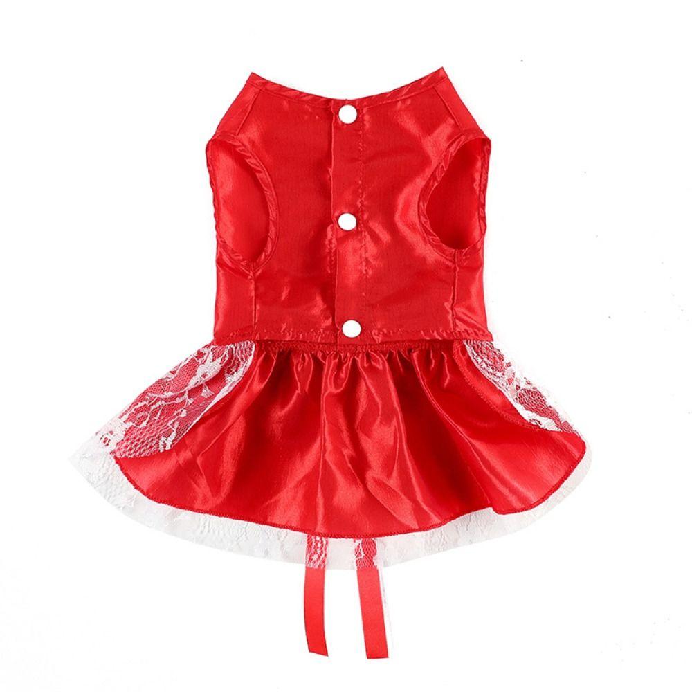 S-XXL Dog Dress Cute Cat Skirt Clothing Pet Wedding Dress  Puppy