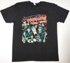 The METEORS T-shirt Psychobilly Rock Band Adult Men's Retro Tee Black New