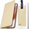 Dux Ducis Skin Pro Case Samsung Galaxy S23+ Flip Cover Wallet Card Holder Stand Gold