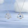 Smart Zircon Necklace, Women's Imitation Moissanite Dolphin Pendant, Collarbone Chain Jewelry.