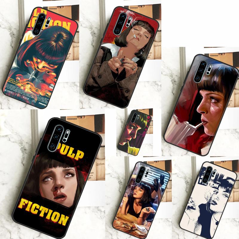 Mia Pulp Fiction Hülle für Huawei Nova 9 SE 10 5T 11i 8i 7i 3i Y61 Y91 Y60 Y70 Y90 P20 P40 Lite P30 Pro Abdeckung