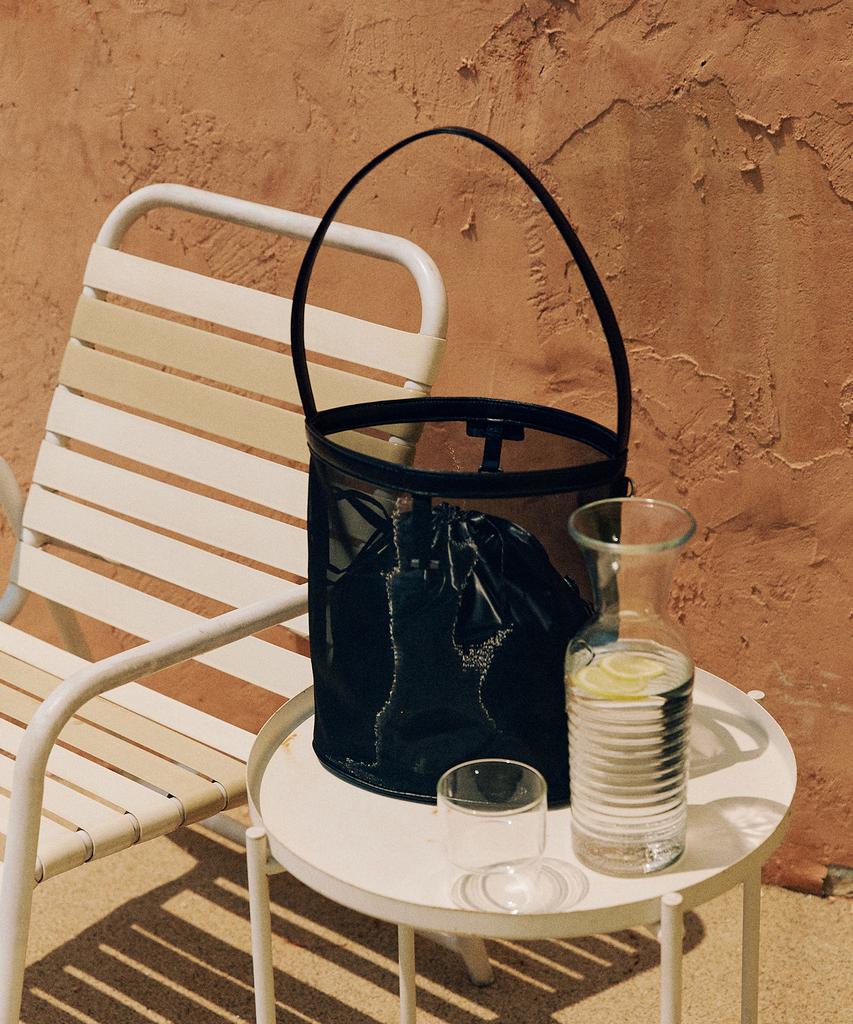 Moremorr Onde Bag Mesh Bag Black