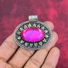 Pink Mystic Topaz 925 Solid Sterling Silver Pendant, Handmade Gemstone Pendant Jewelry, Gifts For Wife Brand New Pendant