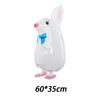 Cartoon Animal Stand Up Aluminum Film Balloons Wheeled Walking Animal Birthday Party Decoration