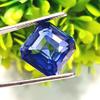 17.00 Cts Natural Blue Sapphire Emerald  Shape Loose Gemstone Certified Cut