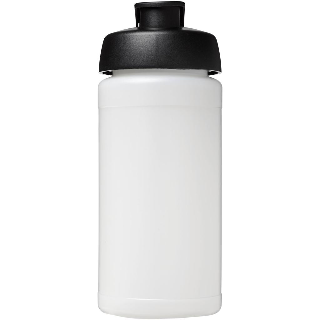 Sports bottle with flip lid, 500 ml Baseline™ "Plus" Transparent