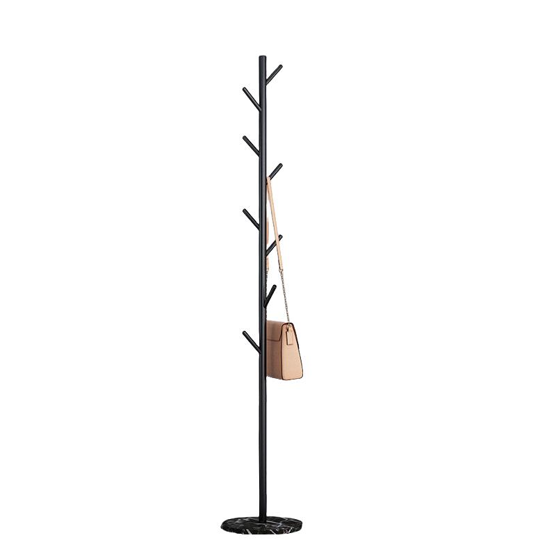 

Современные напольные вешалки для одежды - Декоративные вешалки для одежды с модульными полками и крючками для шляп, минималистичные вешалки для одежды - коричневый чёрный