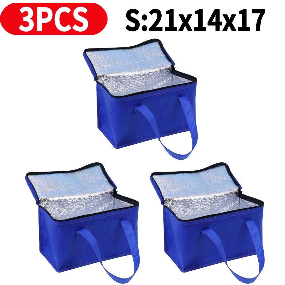 Picnic Bag Large Capacity Storage Bag Food Thermal Bag Insulation Picnic Ice Pack Drink Carrier Insulated Bag for Beach Picnic