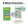 Téléphone de Simulation pour Enfants Bébé Musical Jouets Éducatifs Précoces Apprentissage de l'Anglais llphone avec Lumière Son Mobile Jouet Vocal