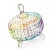26oz Glass   Dish with Lid Decorative Glass Jar Jewelry Box Wedding Et  S Container for Snacks