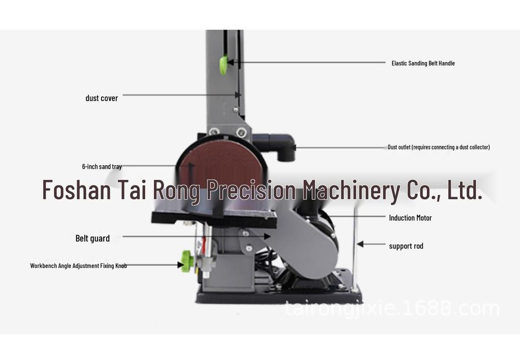 Multi-Functional Belt Disc Sander 915: Compact Dual-Use Vertical/Horizontal Polisher for Home Use