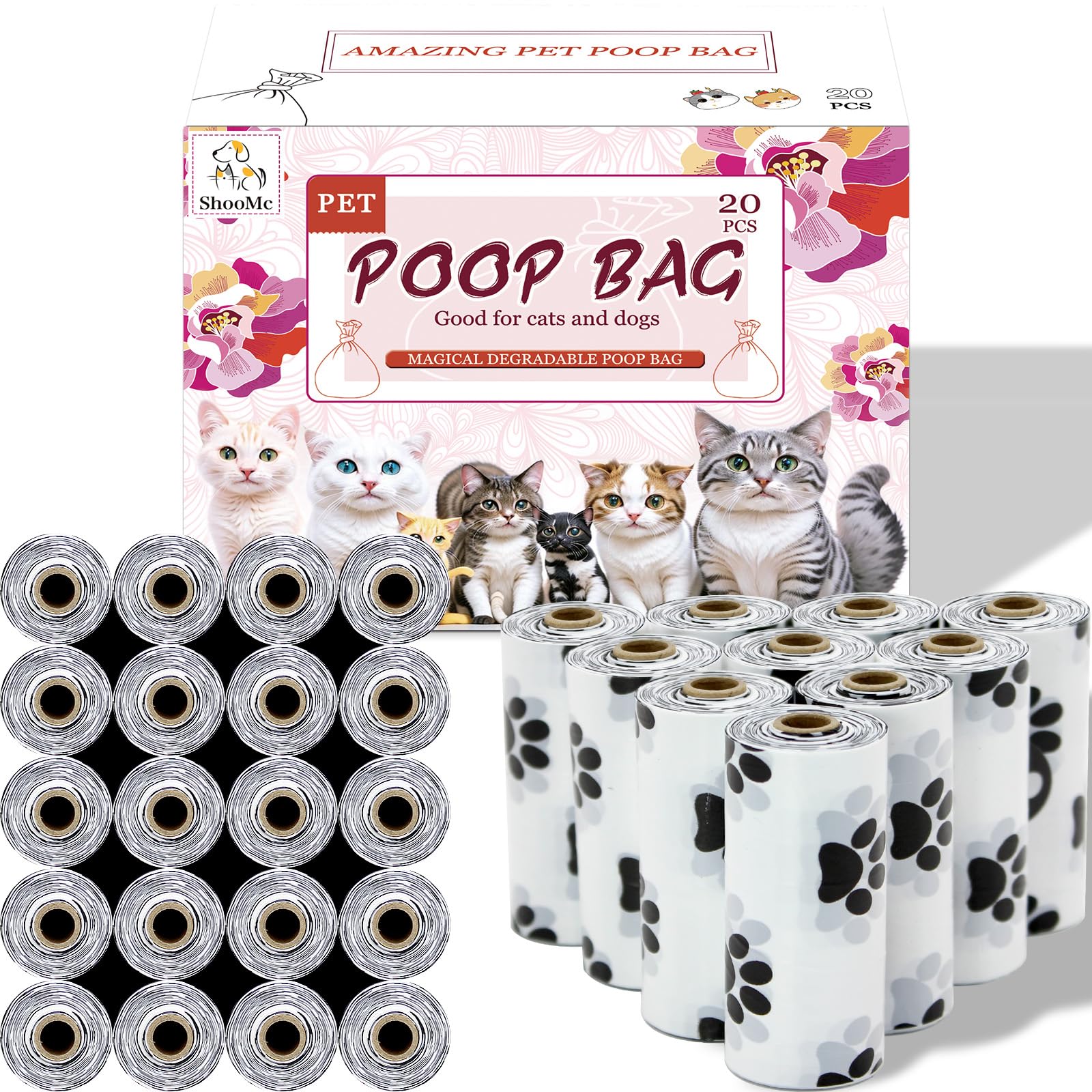 

Пакеты для какашек без запаха для кошек и утилизации какашек, дезодорирующие, без запаха, тонкие, для собак, пакеты, путо, пакеты, пакеты, пакеты, биоразлагаемые,