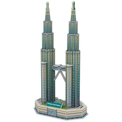 Paper Rock Petronastro Nastwin Tower 3D פאזל תלת מימדי קוריאה פאזל 3d