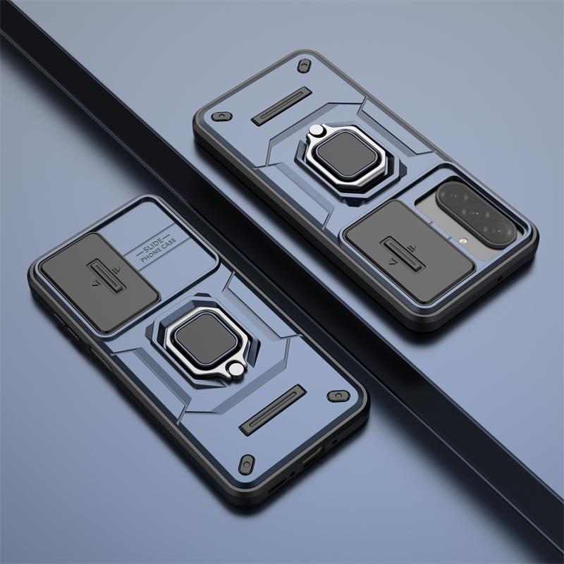Ring Bracket Phone Case For Samsung Galaxy A26 5G Case Cover For Samsung Galaxy A26 5G Sliding Window Funda Back Cover