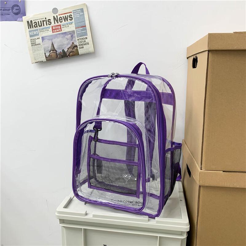 Li Shen Transparent Jelly Backpack