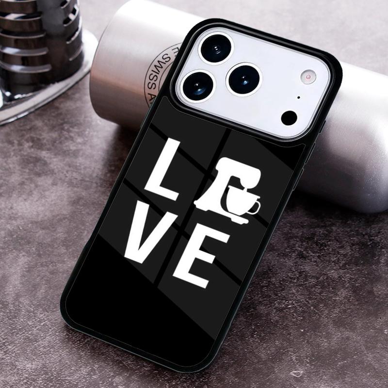 Love Baking Chef Knife print Phone Case for iPhone 17 16 15 Pro Max Air 14 13 12 11 Plus Shockproof Capa Cover