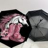 1PC cowgirl, boots Automatic Open/Close Umbrella Compact Folding Umbrella with 8-Rib Shaft lightweight esign, Fashion Lovers1240A