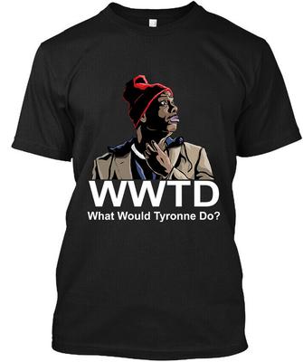 NWT Dave Chappelle WWTD Americký stand-up komik Vtipné logo Tričko Topy Tričko Velikost M-3XL
