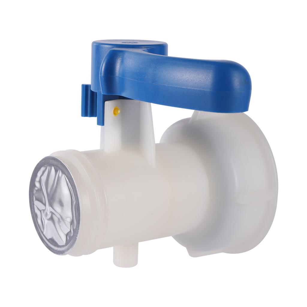 60/75/100mm Ton Bucket Butterfly Valve Faucet Garden Switch Valve Ibc Inner And Outer Coarse Thread Water Tank Adapter
