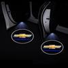 2Pcs LED Welcome Light Car Door Projector Lamps Car Accessories for Chevrolet Metal Vehicle Monza Cruze Crvalier Malibu Captiva