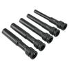 5pcs Wrench Hex Socket Head 1/2 Inch Drive Adapter Spanner Converter 8-14mm Square Hole Connector For Wrench Hand Tools