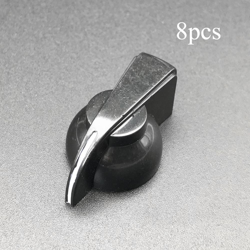 8Pcs Guitar Potentiometer Knob Aluminum Foil Effect Speaker Knob 180 Degree Volume Adjustment Guitar Knob Circular Hole 6Mm