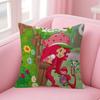 Cute Role Strawberry ShortcakeCartoon   Cushion Cover Pillow Cover Decor Pillowcase Printed Cushion Case for Couch