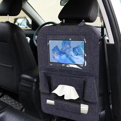 Organizzatore per Schienale Sedile Auto Organizzatore Auto Porta Tablet Proteggi Schienale Calci Tappetini Multifunzione Organizzatore Schienale Auto Feltro Organizzatore Sedile Auto Schienale Auto