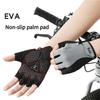 Mountain Bike Fitness Gloves Half-Finger Short-Hand Cycling Silicone Gloves with Shock Absorption for Outdoor Sports
