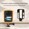 Protective Case for  Panoramic Cameras Shockproof Battery Door Access PLAs Composite Expandable Accessory Mount