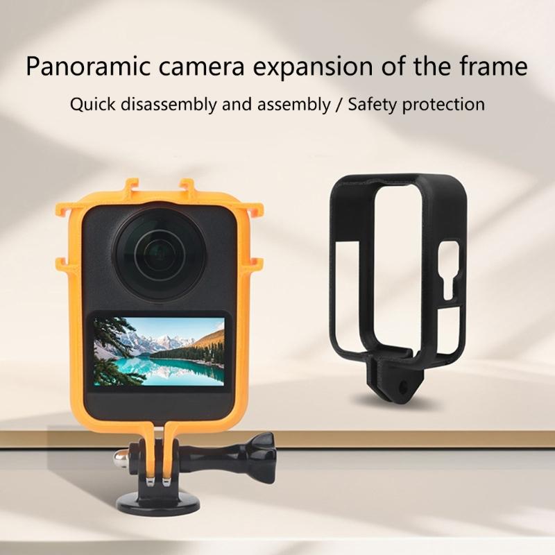 Protective Case for  Panoramic Cameras Shockproof Battery Door Access PLAs Composite Expandable Accessory Mount