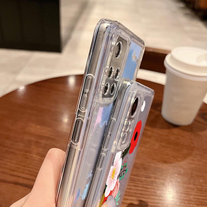 Colorful Print Case For Xiaomi 13t Pro 11t Pro Redmi Note 11 Mi Poco X5 Pro Soft Silicone Clear All Inclusive Protect Cover