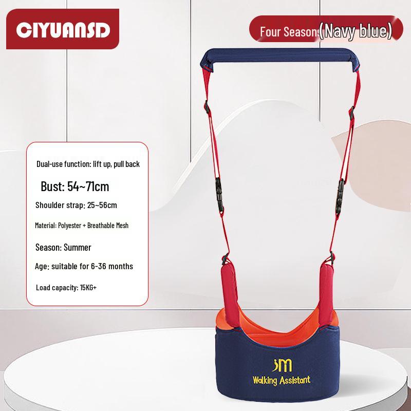 Multifunctional Breathable Baby Walking Harness with Anti-Fall, Anti-Choke, and Anti-Lost Features