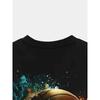 European Sizes Basketball Graphic T-Shirt for Men Summer Casual Crew Neck, Short Sleeve Men's Tees Perfect for Daily Wear & Sports