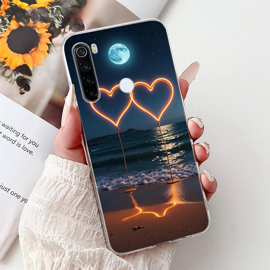 For Xiaomi Redmi Note 8 2021 Case Note 8T New Fashion Painted Cover Soft Silicone Phone Case For Redmi Note 8 Pro Note8 T Fundas