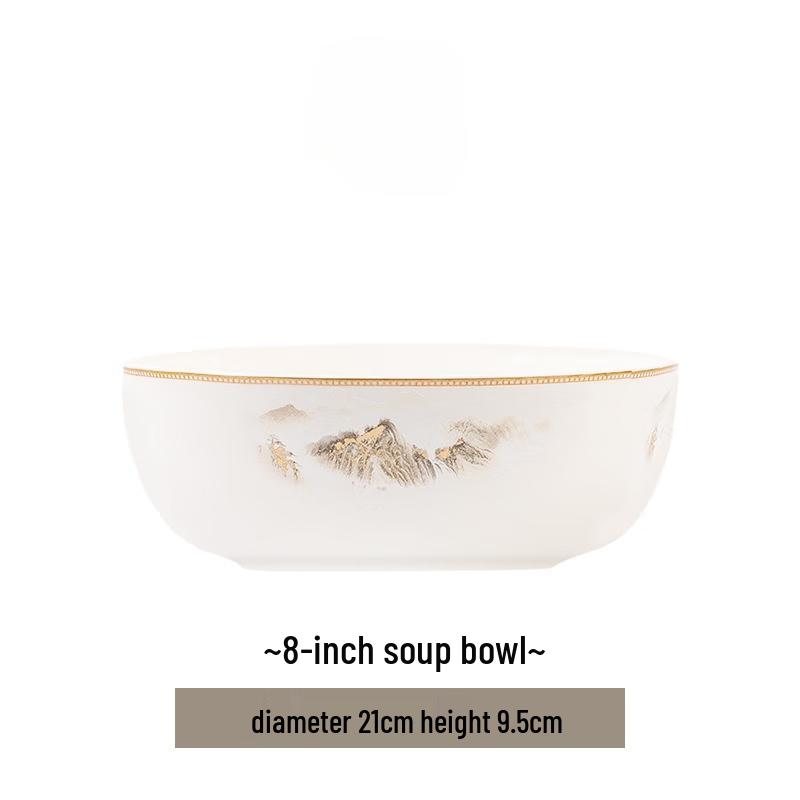 Jingdezhen  Great Rivers and Mountains  Ceramic Dinnerware