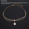 Crystal Forehead Chain Water Drop Rhinestone Fashion Romantic Headband Headwear Decoration Women Party Girls Present
