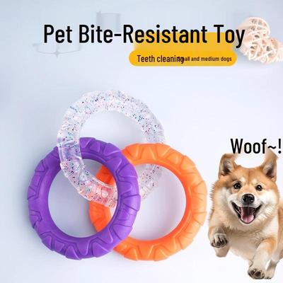 Newcomer Discount: Dog Teething Toy - Interactive Tug-of-War Pull Ring for Puppy Teeth Cleaning and Boredom Relief