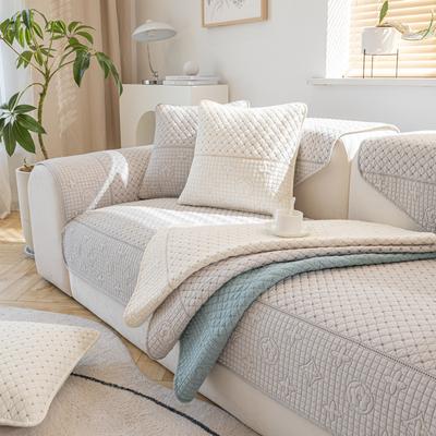 Μαξιλάρι καναπέ Four Seasons Universal Cotton Washing-Cushion Μοντέρνο Απλό Φρέσκο ​​Μονόχρωμο Αντιολισθητικό Μαξιλάρι Καναπέ Πετσέτα