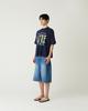 Diaendeukweseucheon Little Thing Print T-Shirt / Navy