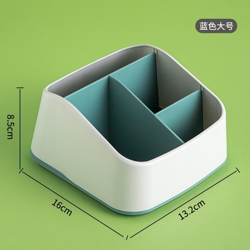 Remote Control Holder 4 Slot Desktop Storage Box TV Remote Control Phone Storage Holder Stationery Organizer Home Organizer